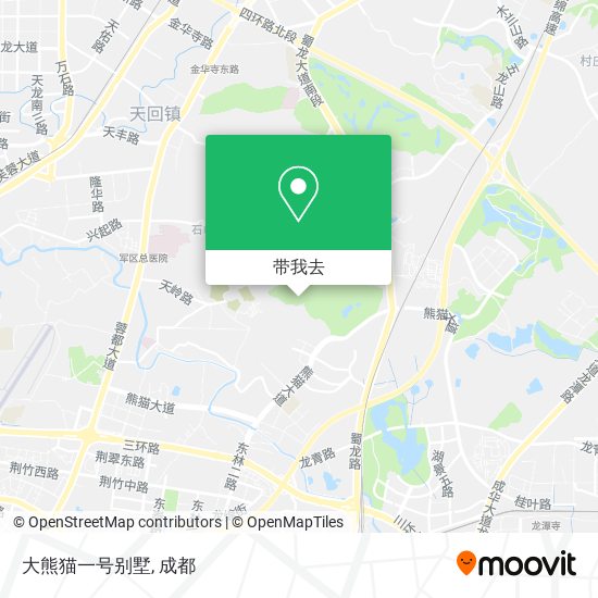大熊猫一号别墅地图