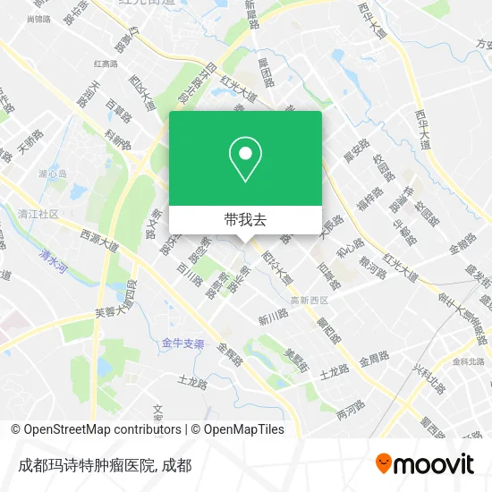 成都玛诗特肿瘤医院地图