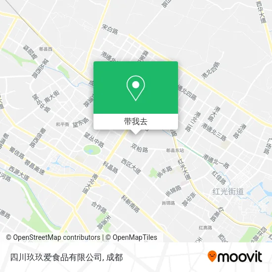四川玖玖爱食品有限公司地图