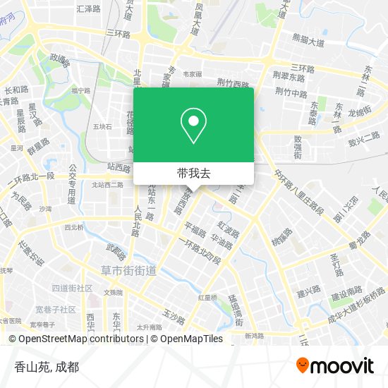 香山苑地图