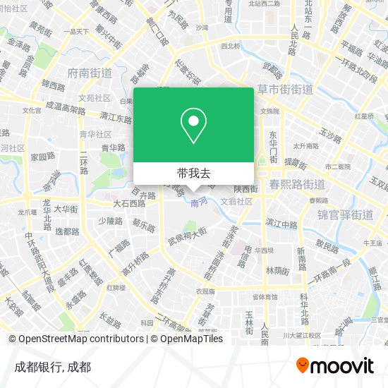 成都银行地图