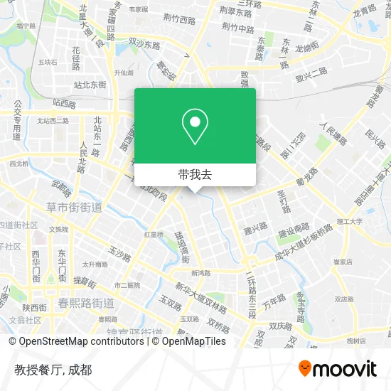 教授餐厅地图