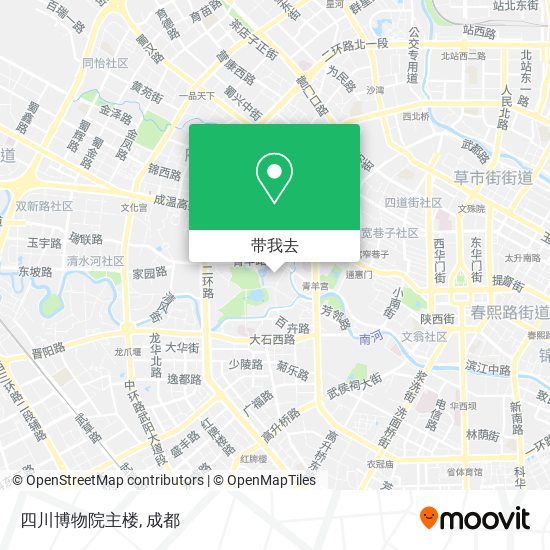 四川博物院主楼地图