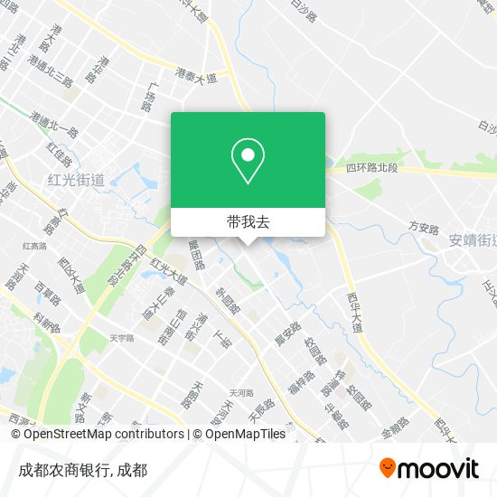 成都农商银行地图