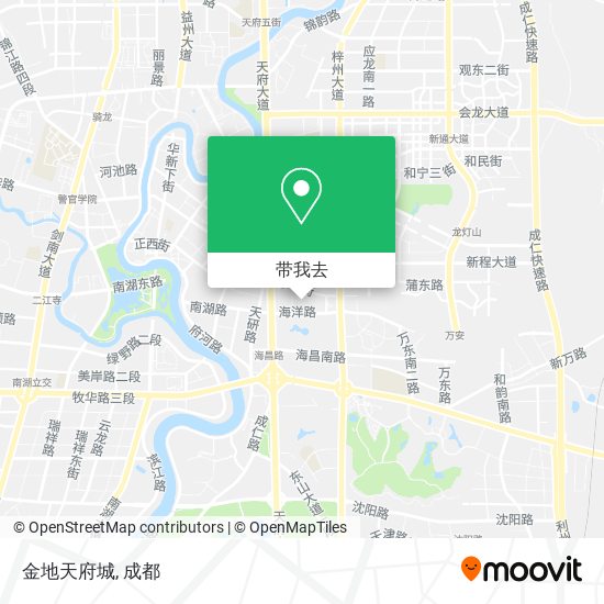 金地天府城地图