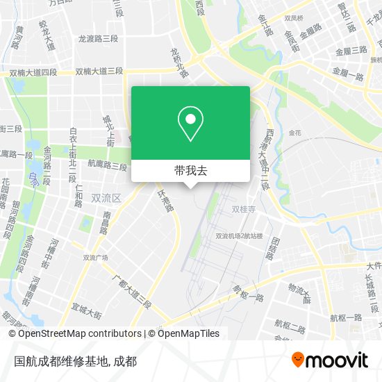 国航成都维修基地地图