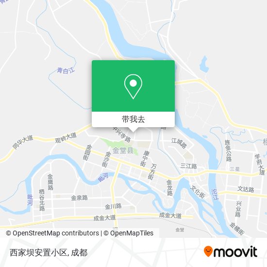 西家坝安置小区地图