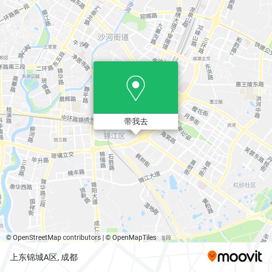 上东锦城A区地图