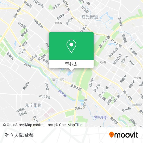 孙立人像地图