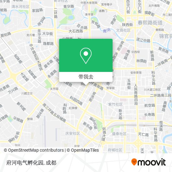 府河电气孵化园地图