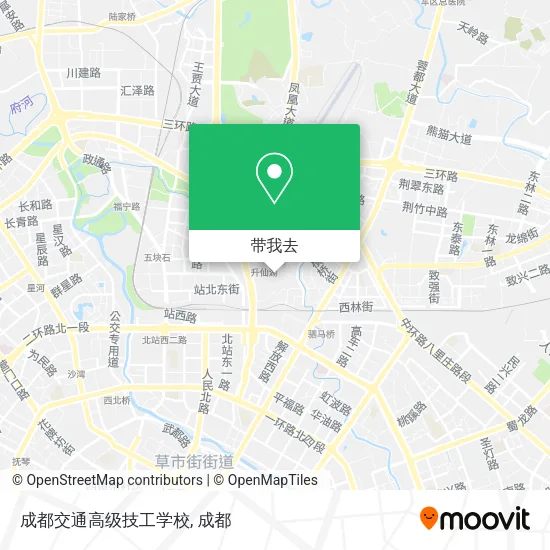成都交通高级技工学校地图