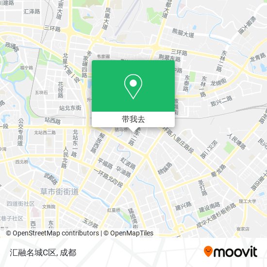 汇融名城C区地图