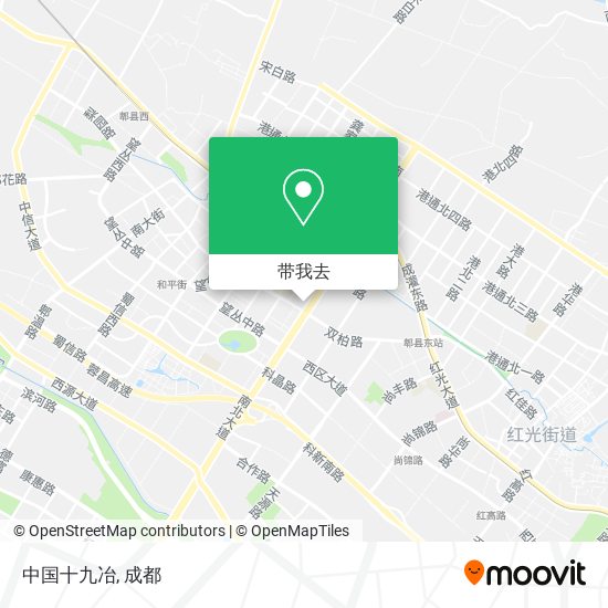 中国十九冶地图