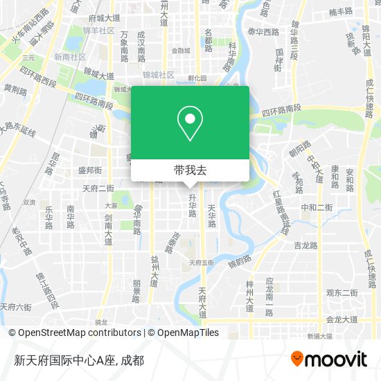 新天府国际中心A座地图