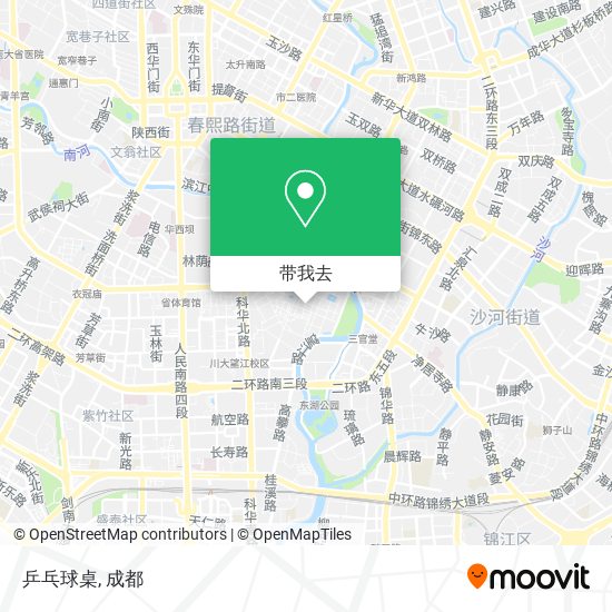 乒乓球桌地图