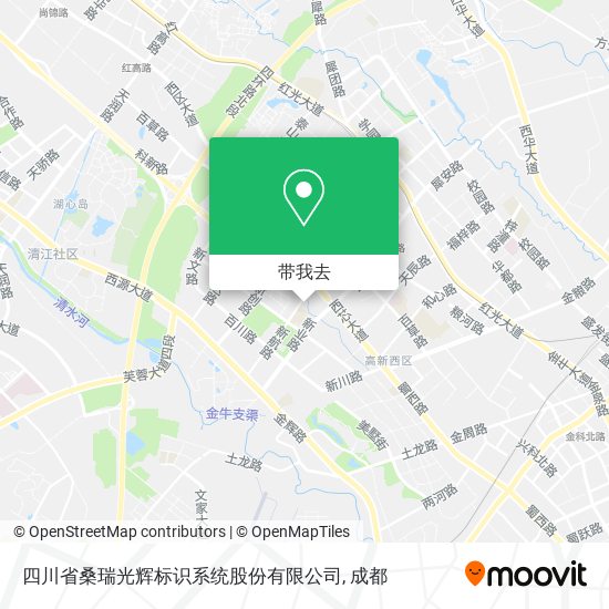 四川省桑瑞光辉标识系统股份有限公司地图