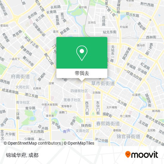 锦城华府地图