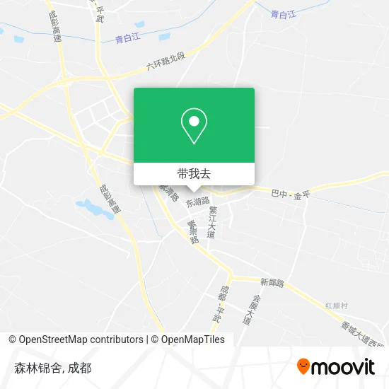 森林锦舍地图