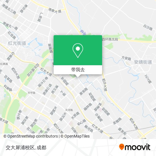 交大犀浦校区地图