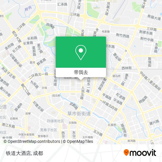 铁道大酒店地图