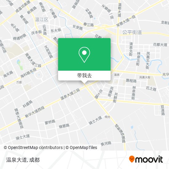 温泉大道地图