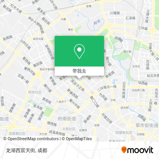 龙湖西宸天街地图