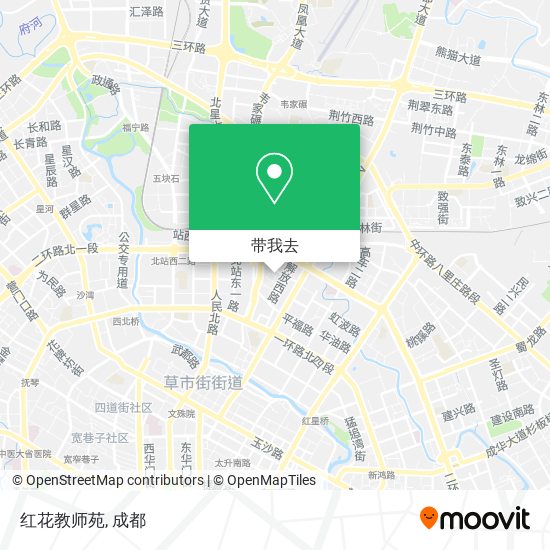 红花教师苑地图