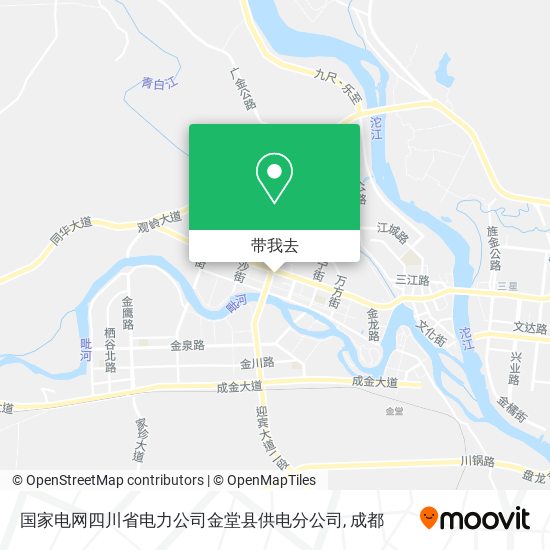国家电网四川省电力公司金堂县供电分公司地图