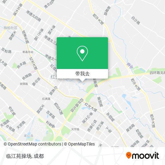 临江苑操场地图