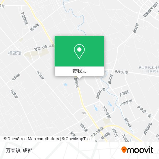 万春镇地图