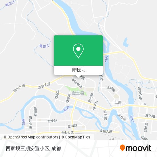 西家坝三期安置小区地图