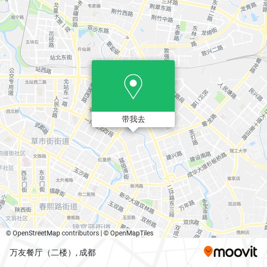 万友餐厅（二楼）地图