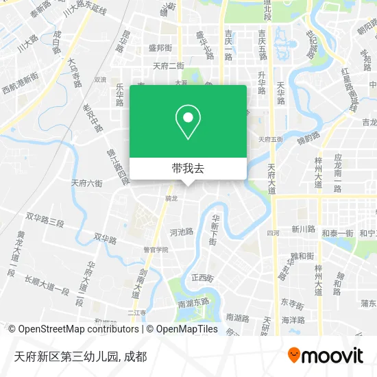 天府新区第三幼儿园地图