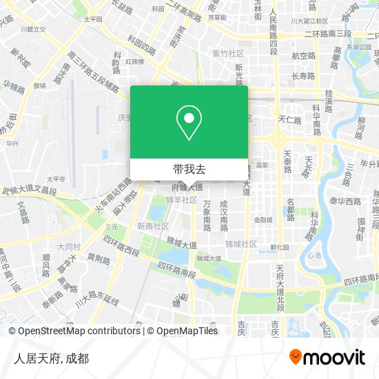 人居天府地图