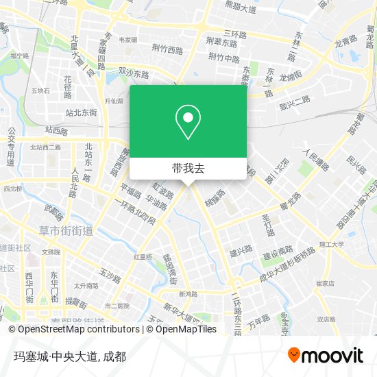 玛塞城·中央大道地图
