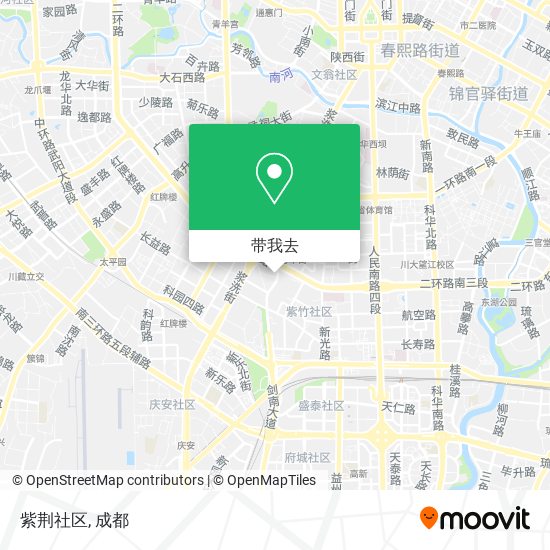 紫荆社区地图