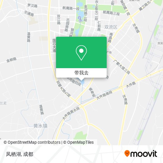 凤栖湖地图