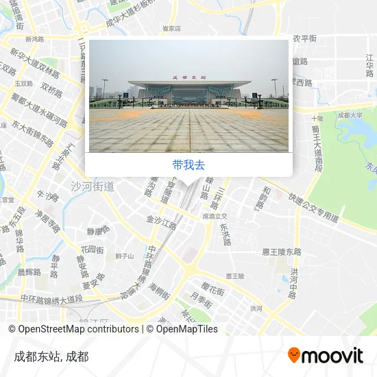 成都东站地图