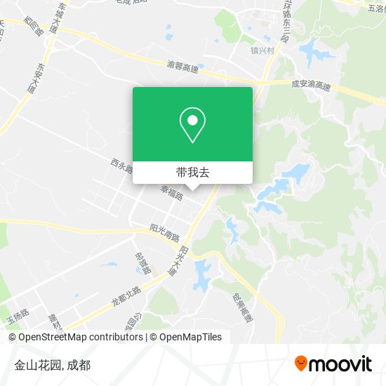 金山花园地图