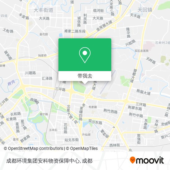 成都环境集团安科物资保障中心地图