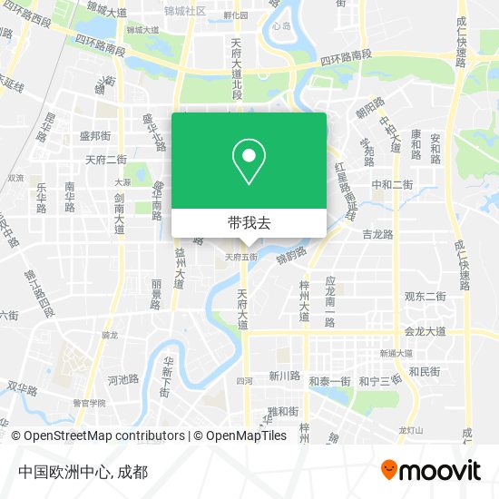 中国欧洲中心地图