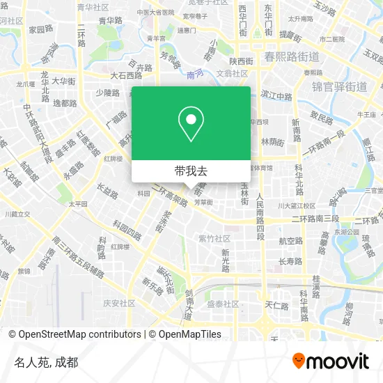 名人苑地图