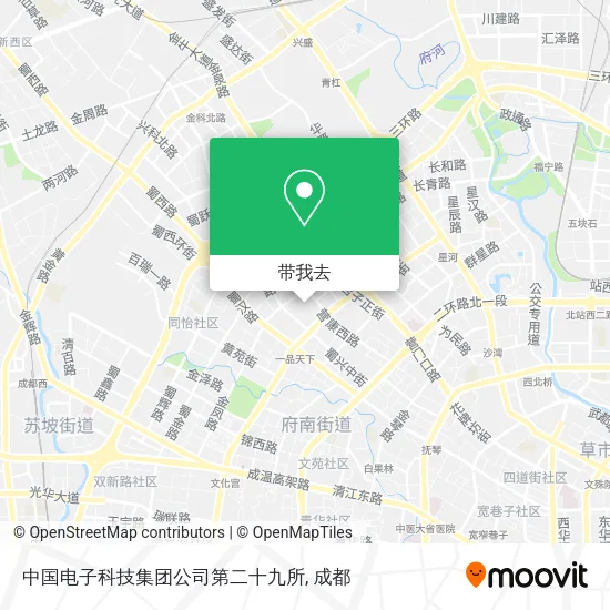中国电子科技集团公司第二十九所地图