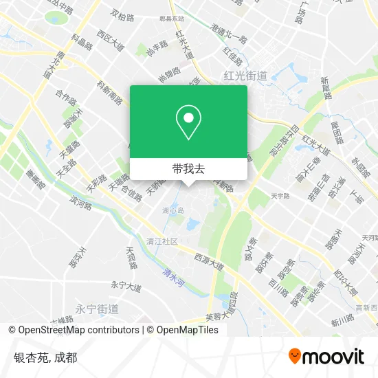 银杏苑地图