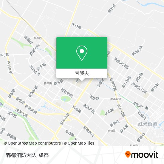 郫都消防大队地图