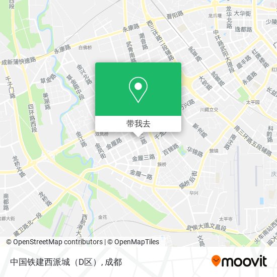 中国铁建西派城（D区）地图