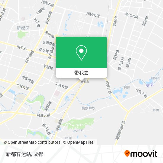 新都客运站地图