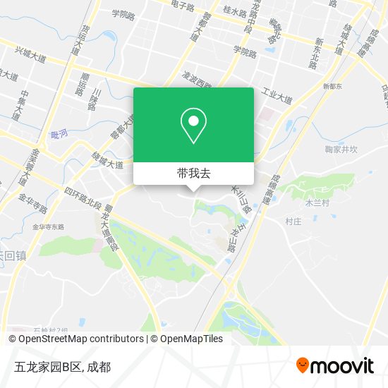 五龙家园B区地图