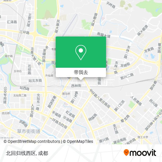北回归线西区地图