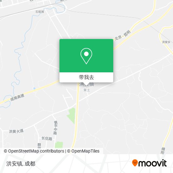 洪安镇地图